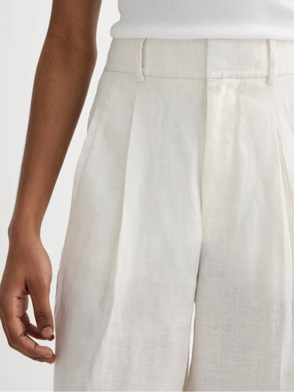 Everlane The Linen Way-High Drape Pant NWOT